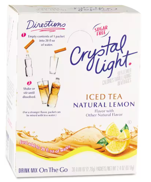 Crystal Light On the Go Iced Tea (30-Box) 16oz.