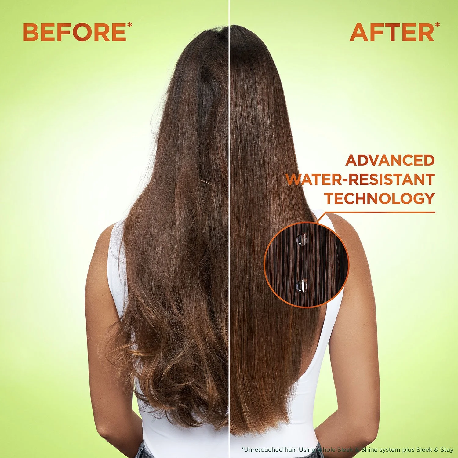 Garnier Fructis Sleek & Shine Shampoo & Conditioner, 40 fl. oz., 2 pk.