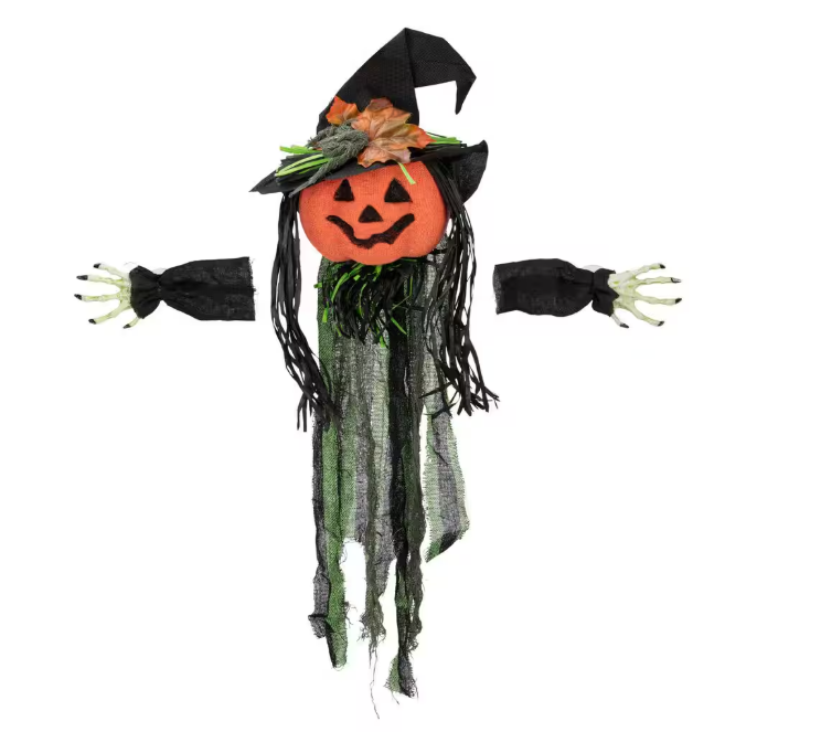 Northlight Creepy Jack-O-Lantern 3-D Halloween Window Decoration