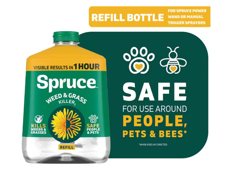 Spruce Snap and Spray Weed and Grass Killer Refill 64 oz.