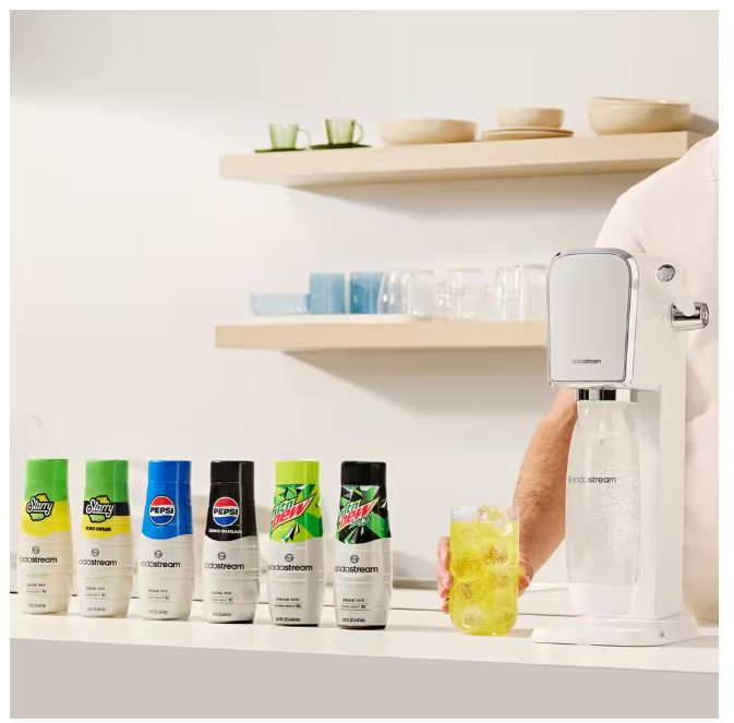 SodaStream Diet Mountain Dew Drink Mix, 14.9 Fl oz. (4-Pack)