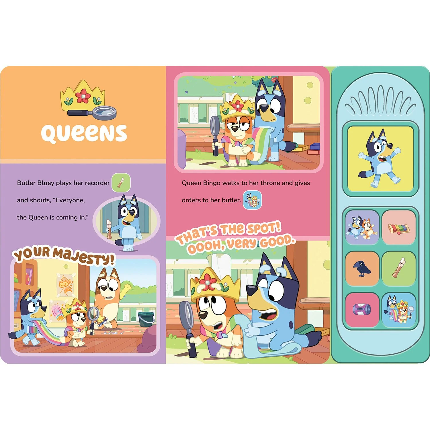 Bluey Let's Play Games, Sound Book